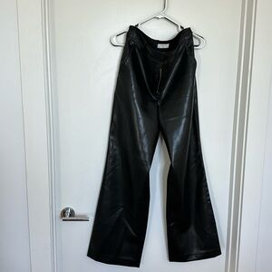 Aritzia size 10 faux leather pants. Worn once!